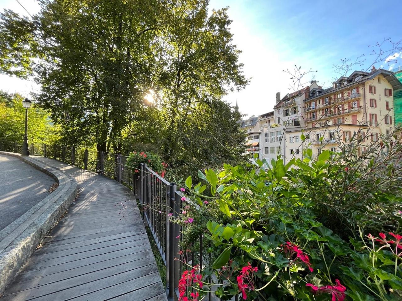 Ferienwohnung Un Nid Sous Les Toits Saint-Gervais-les-Bains Exterior foto