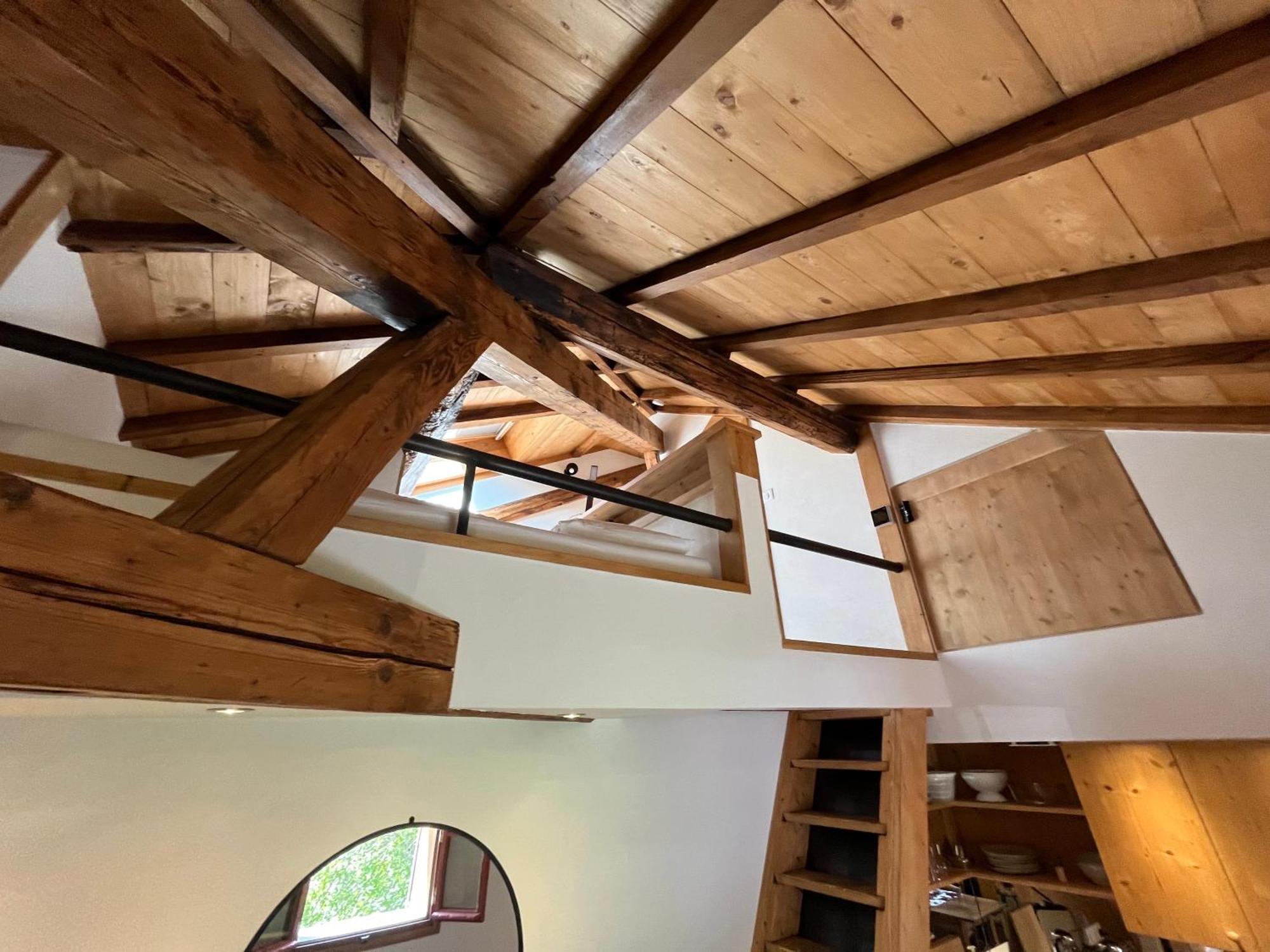 Ferienwohnung Un Nid Sous Les Toits Saint-Gervais-les-Bains Exterior foto